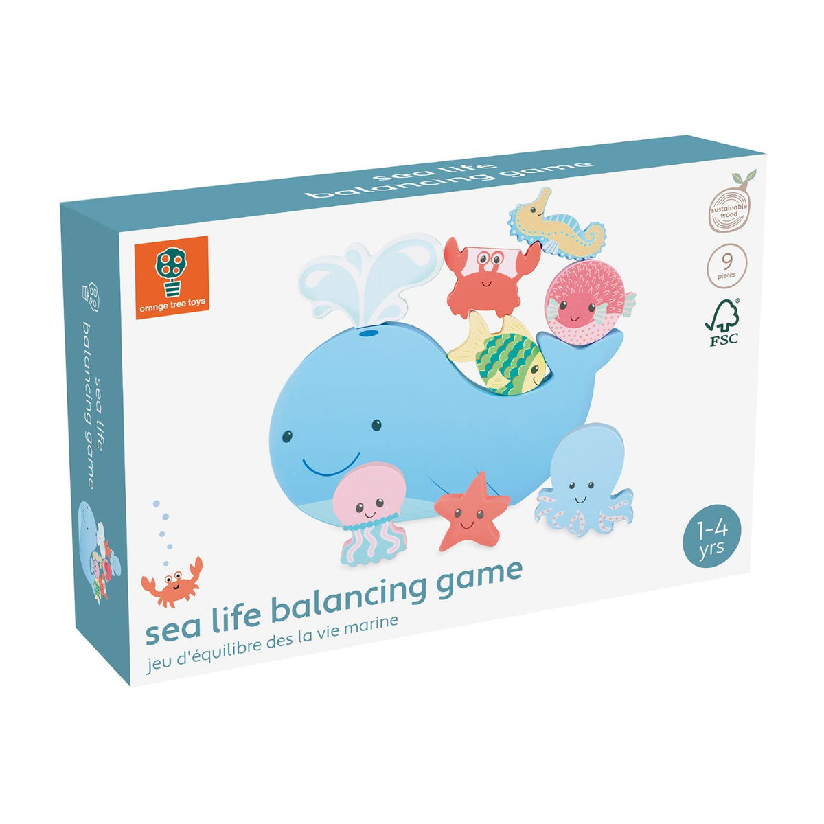 Orange Tree Toys - Sea Life Balancing Game