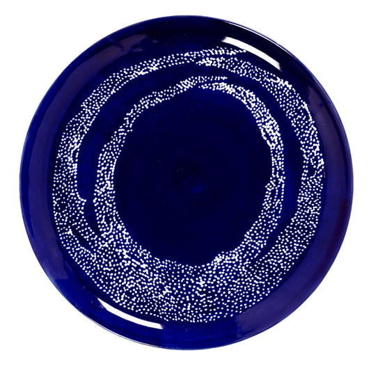 Ottolenghi Plate Lapis Lazuli Swirl - Large