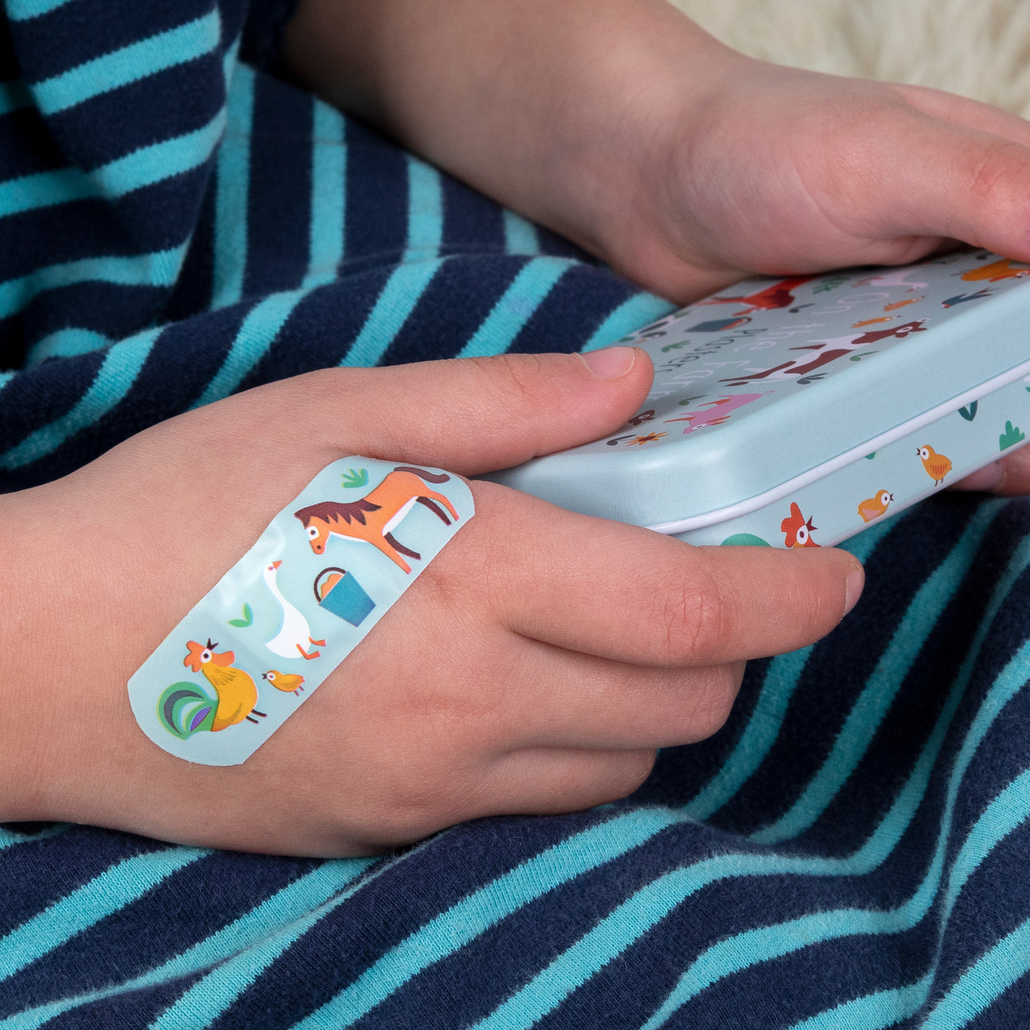 Rex London Farmyard Plasters In a Tin