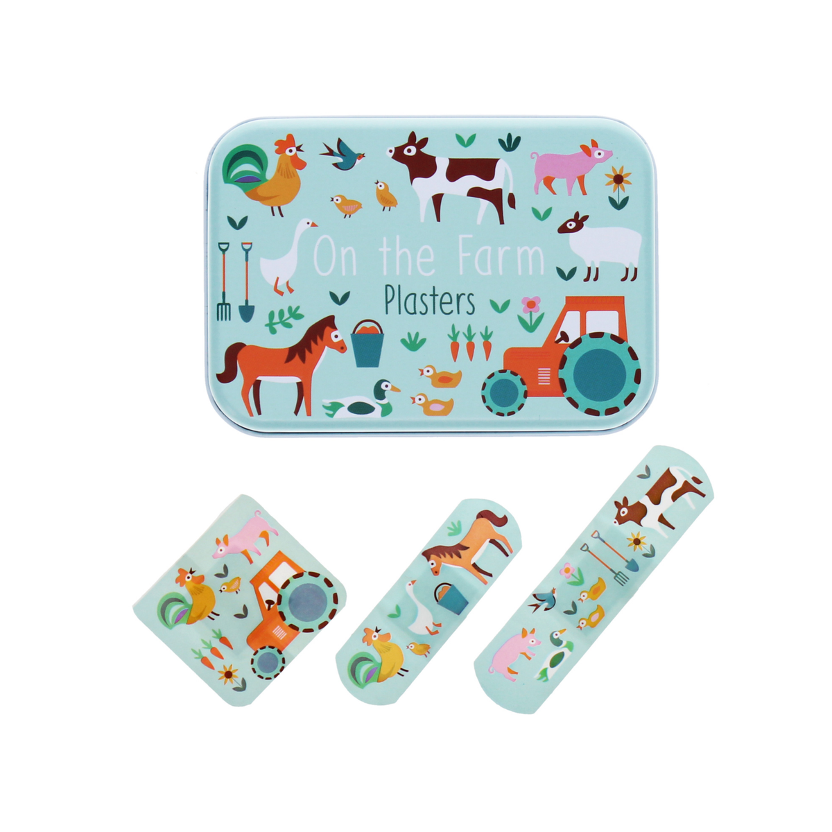 Rex London Farmyard Plasters In a Tin