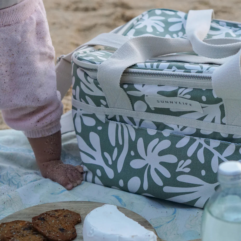 Canvas Cooler Bag The Vacay Olive