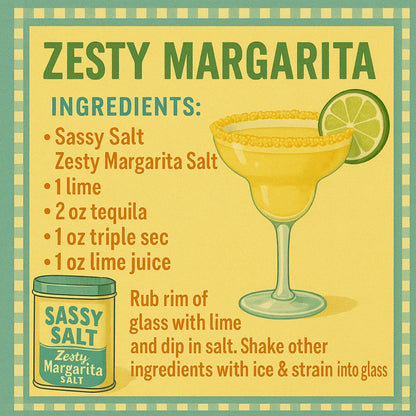 Sassy Marg's Zesty Margarita Salt