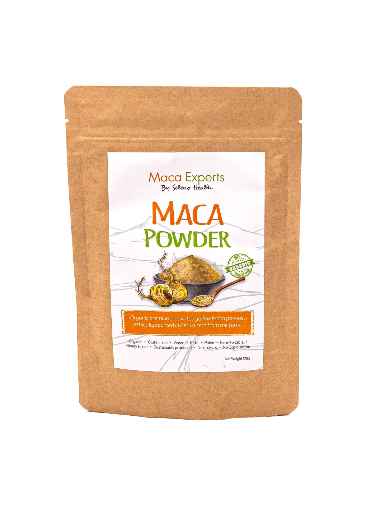 Seleno Organic Maca 500g