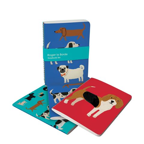Shaggy Dogs Set of 3 A6 Notebooks