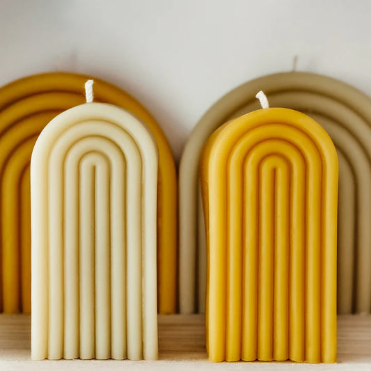 Hexton Tall Rainbow Candle