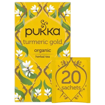 Pukka Turmeric Gold- 20 herbal Tea Sachets