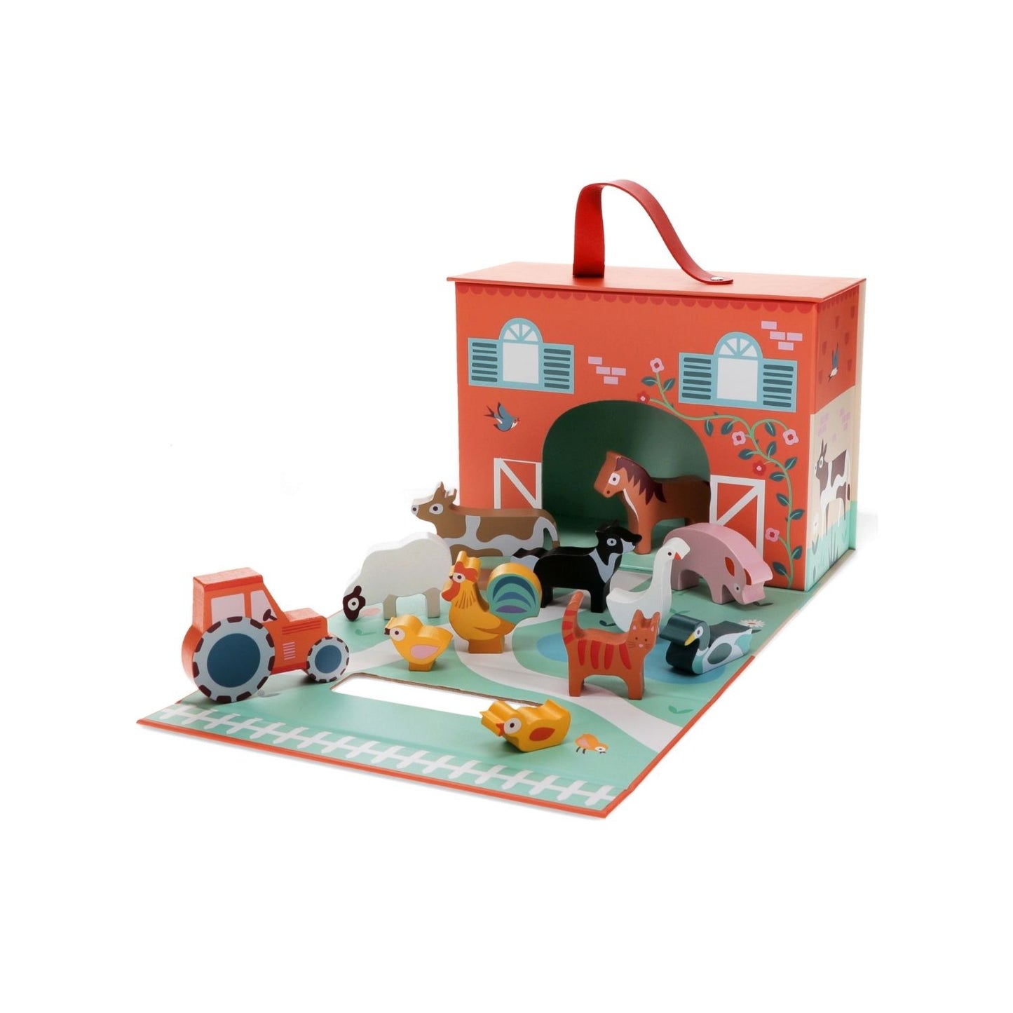 Wooden Farm Playset