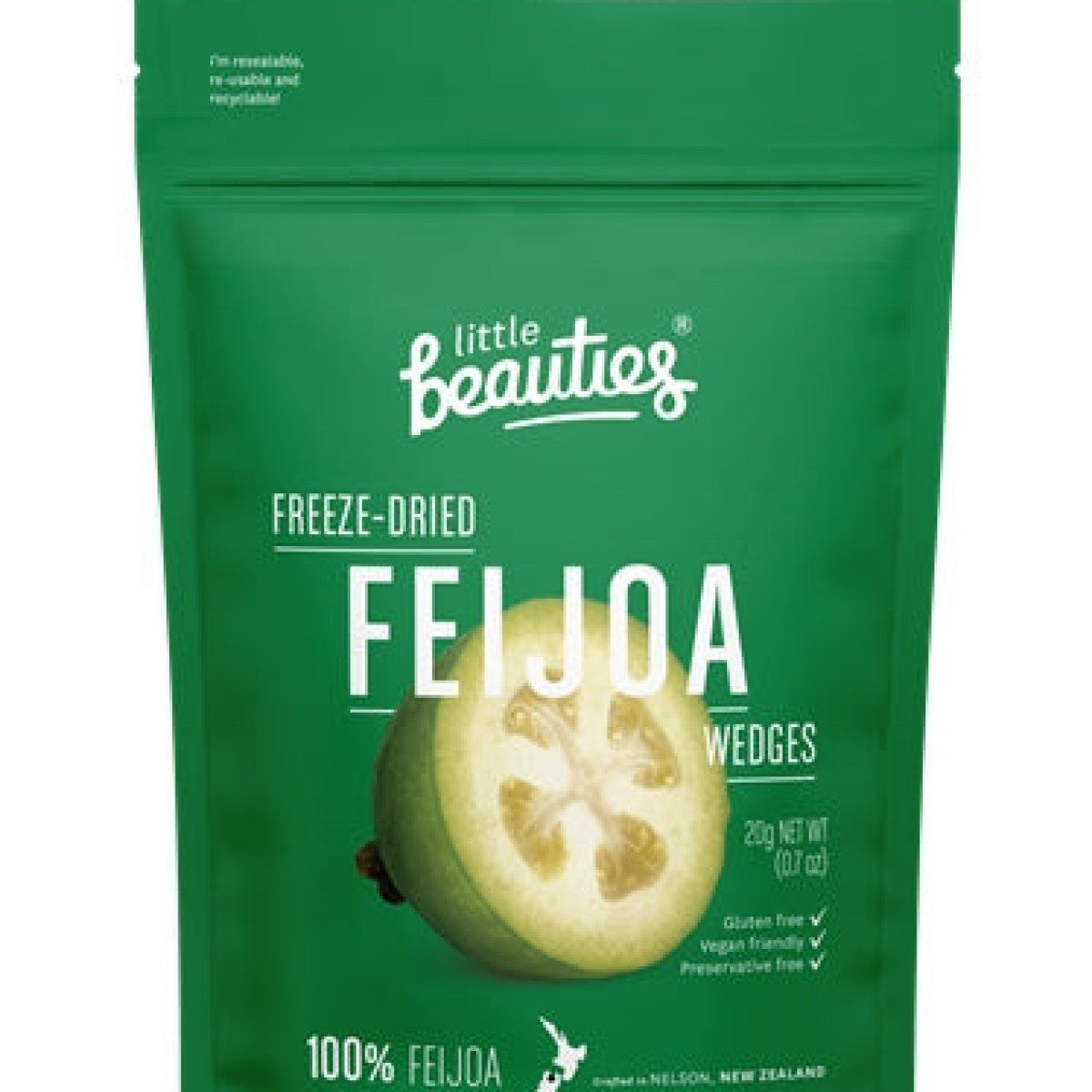 Little Beauties Freeze Dried Feijoa - 80gm