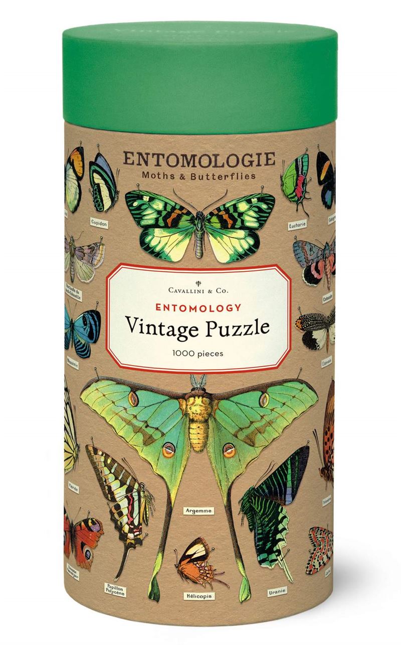 Entomology 1000 Piece Vintage Jigsaw Puzzle