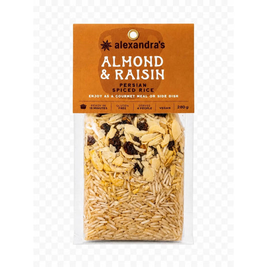 Alexandra's Persian Spiced Rice - Almond & Raisin