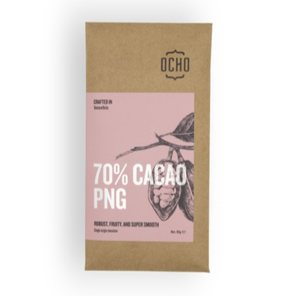 Ocho 70% Cacao PNG - 95g