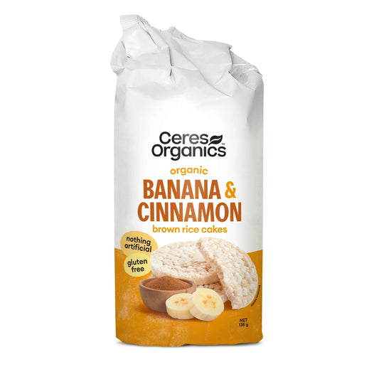 Ceres Brown RIce Cakes, Banana & Cinnamon