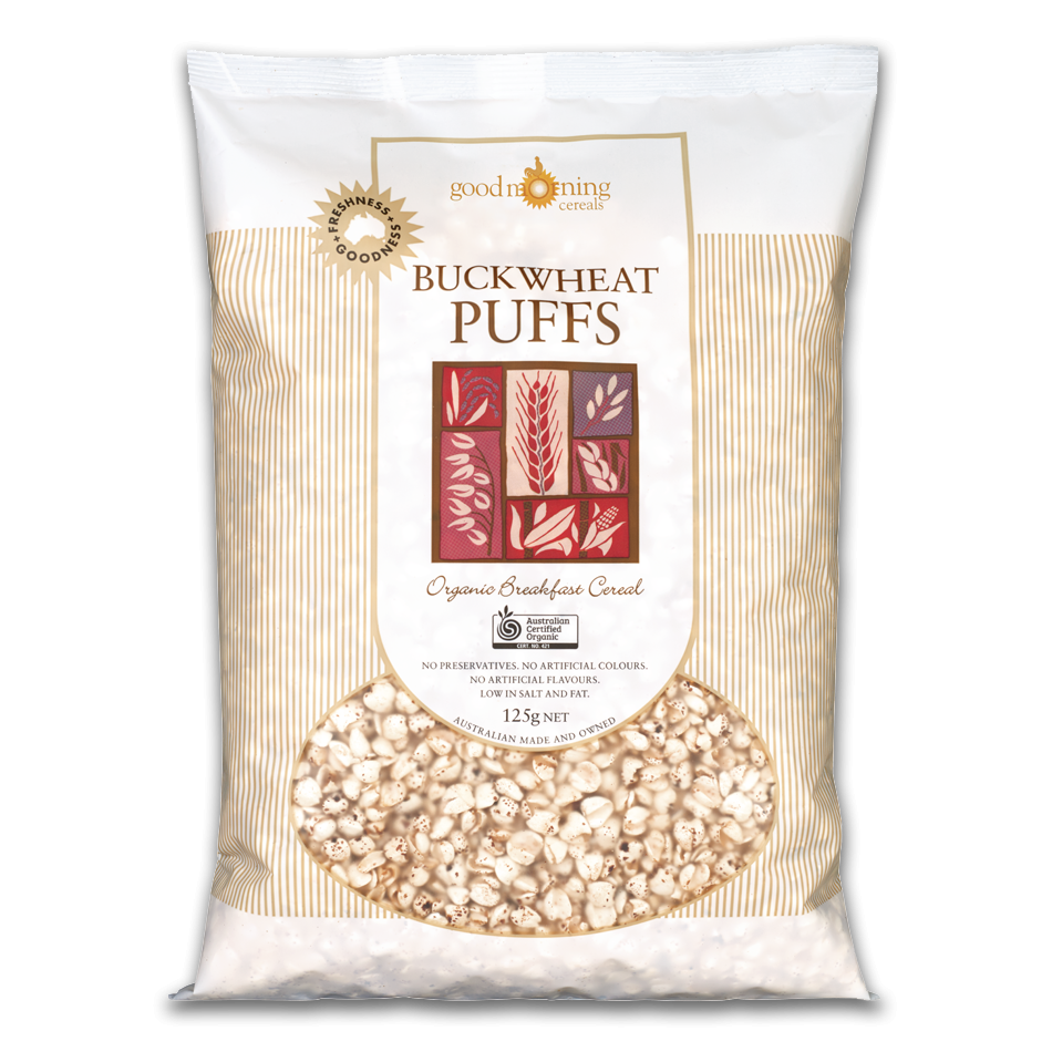 Buckwheat Puffs Organic Breakfast Cereal 125G-front.jpg