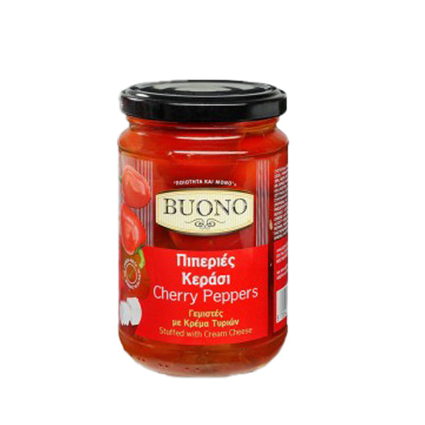 Peppers Cherry Stuffed w Cream Cheese