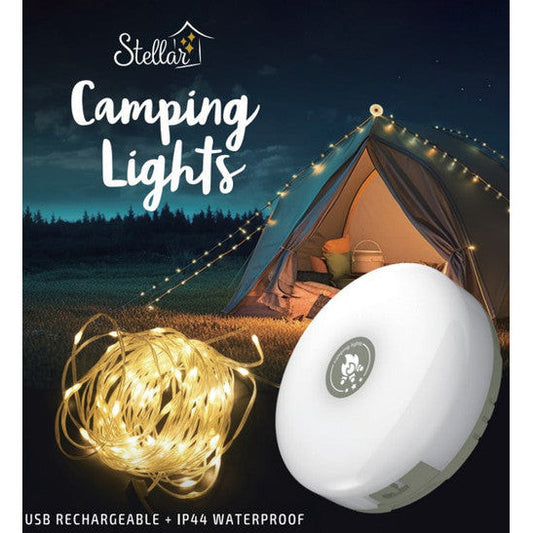 Camping Lights 10m Warm White