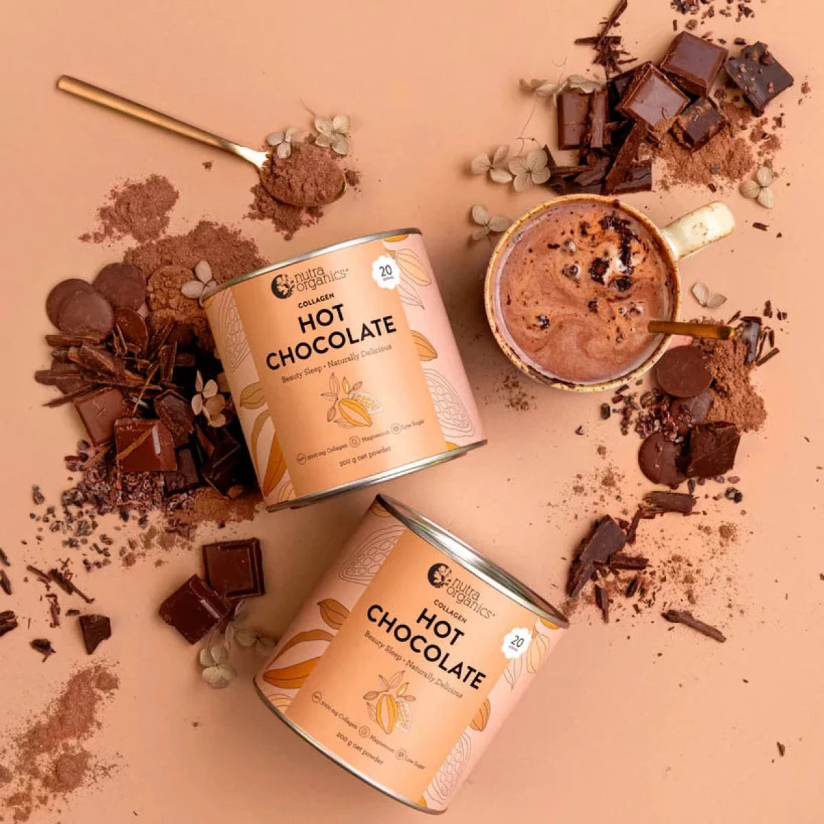 Nutra Organics Collagen  Hot Chocolate