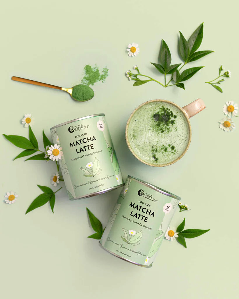 Nutra Organics Collagen  Matcha Latte 100g