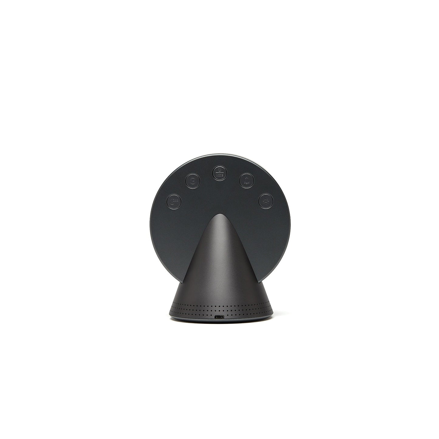 Conic Radio Alarm Platinum Grey