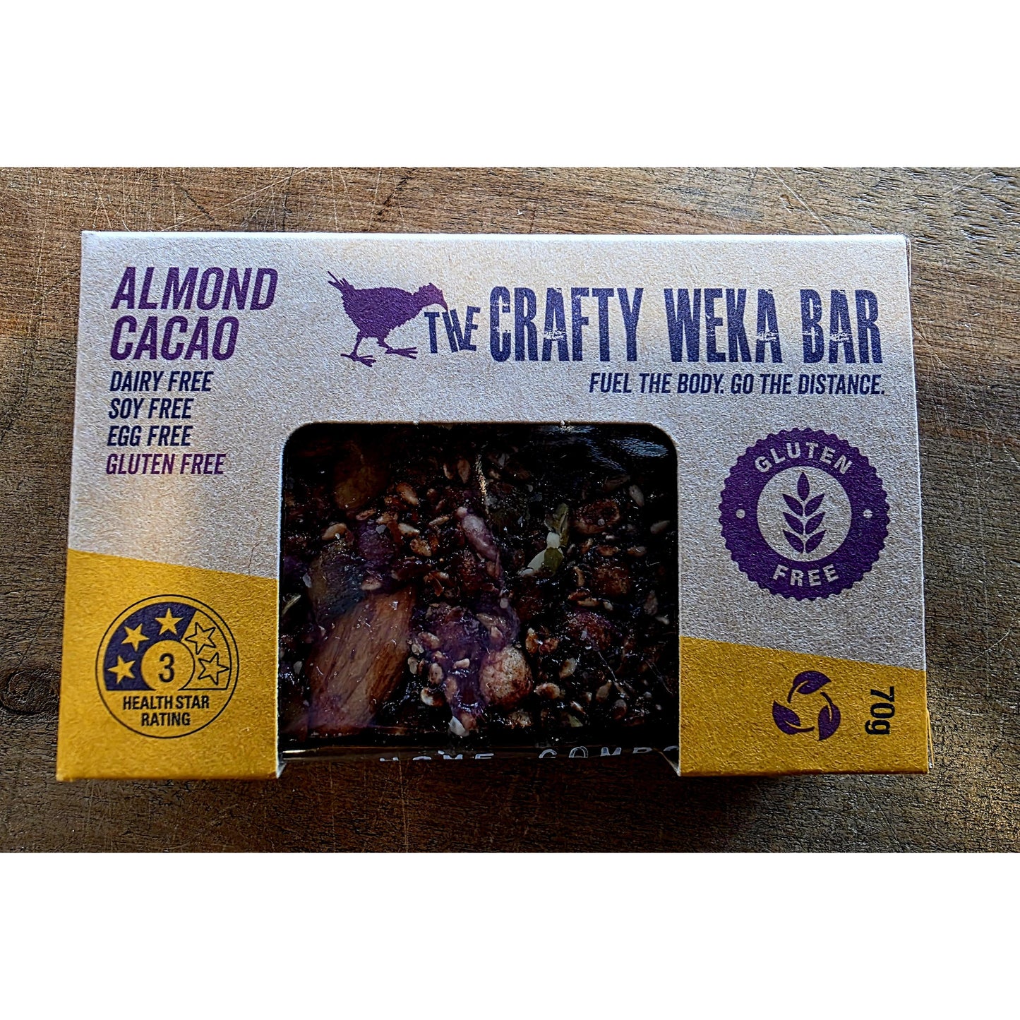 Crafty Weka Almond & Cacao Gluten Free Bar