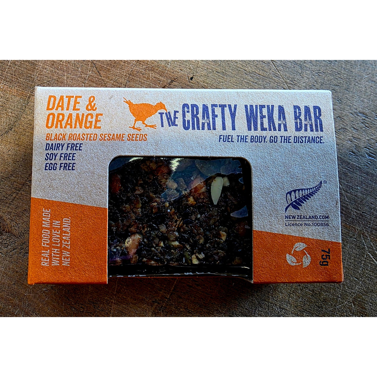 Crafty Weka Date & Orange Bar