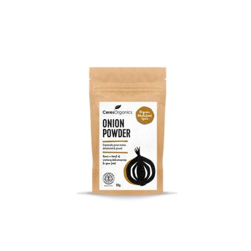 Organic Onion Powder Resealable Pouch 50G