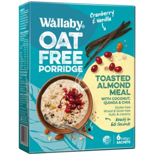 Wallaby Cranberry & Vanilla Porridge -6 x 40g