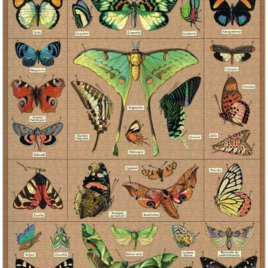 Entomology 1000 Piece Vintage Jigsaw Puzzle