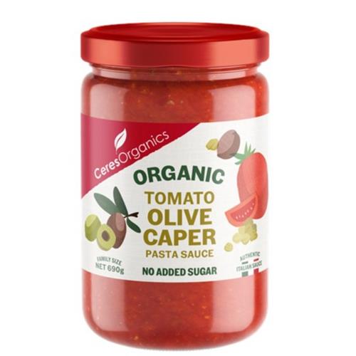 Organic Tomato, Olive, Caper Pasta Sauce - 690G