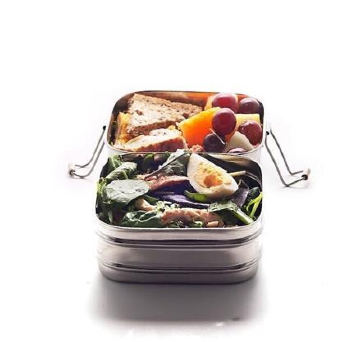 Twinlayer Square Shape Lunch Box