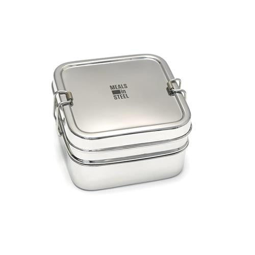 Twinlayer Square Shape Lunch Box