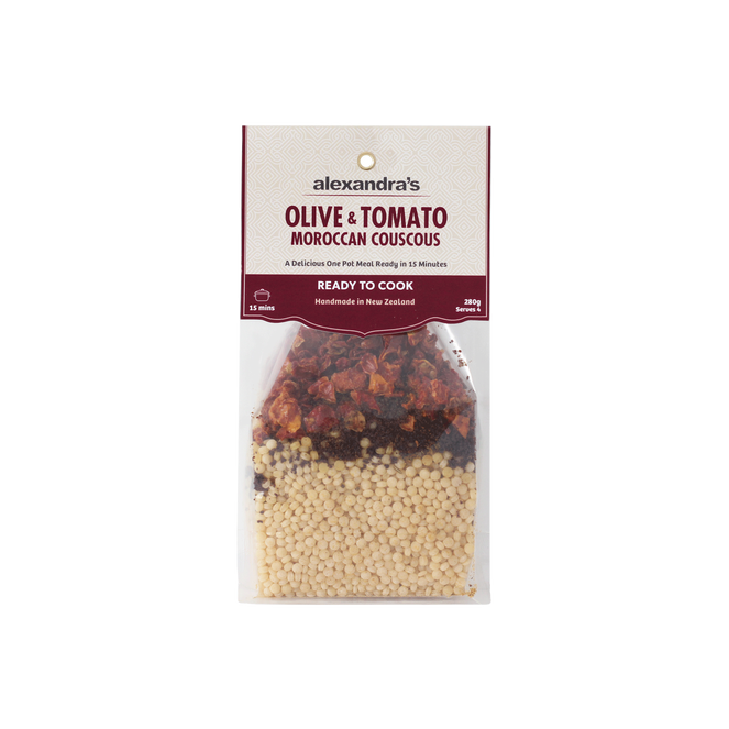 Olive &#038; Tomato Moroccan Couscous Ready To Cook Meal 280G -front.jpg