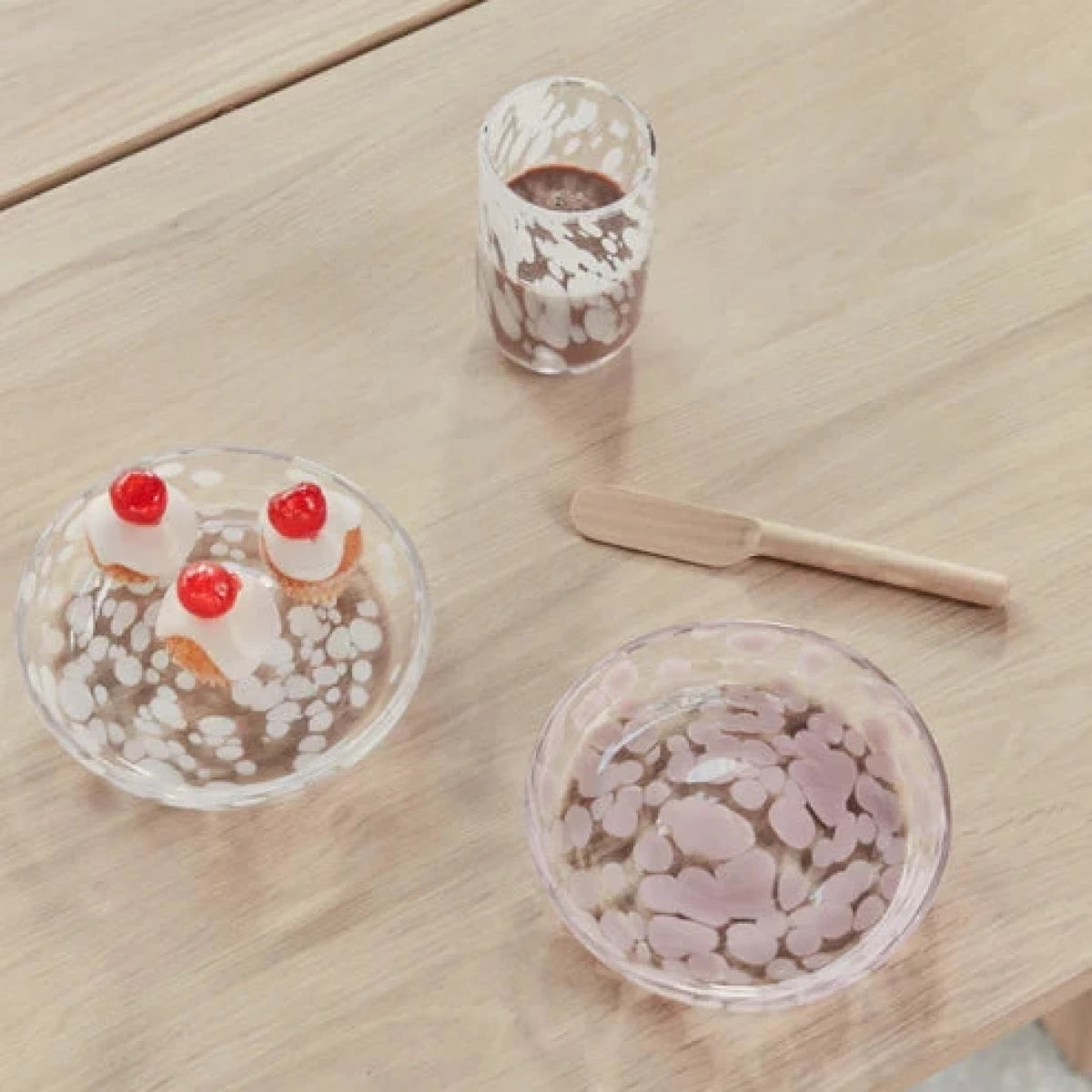 Jali Dessert Plate Rose