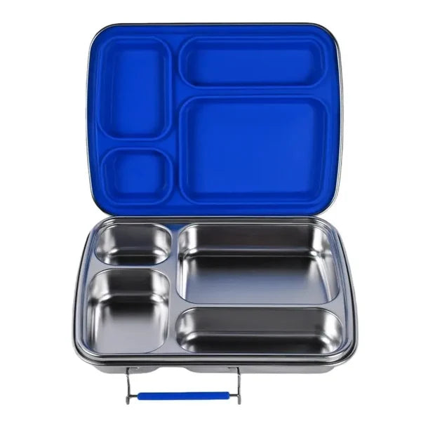 Leakproof 4 Compartment Bento Lunchbox Blue