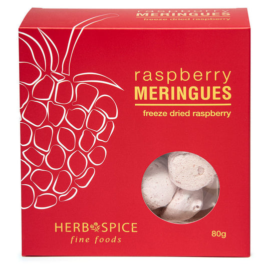 Raspberry Meringues