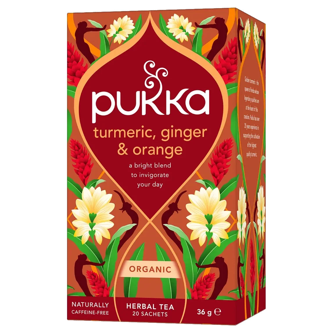 Pukka Turmeric, Ginger & Orange Herbal Tea Sachets