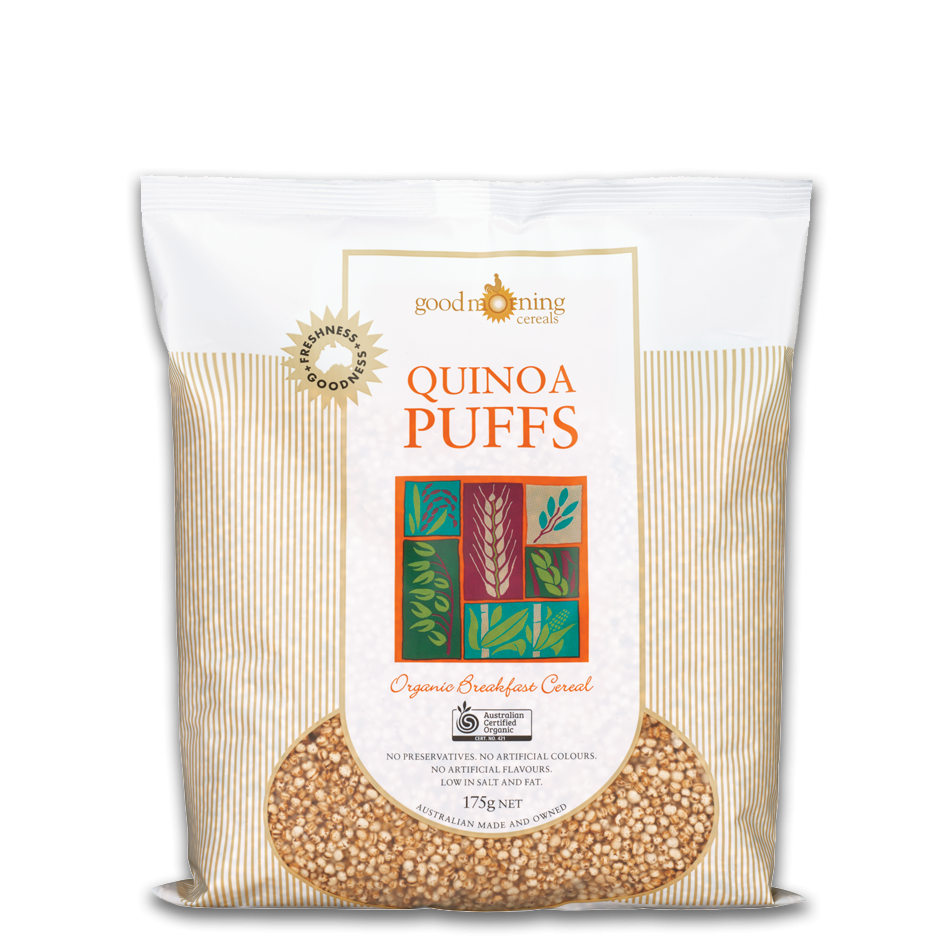 Quinoa Puffs Organic Breakfast Cereal 175G -front.jpg