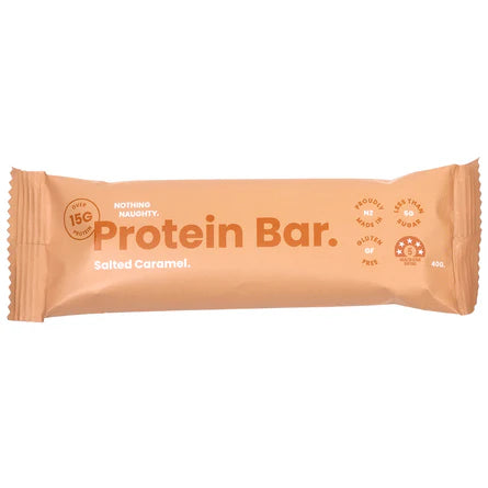 Nothing Naughty Salted Caramel Protein bar