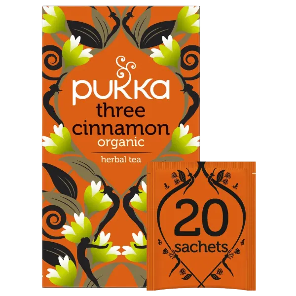 Pukka Three Cinnamon- 20 herbal Tea Sachets