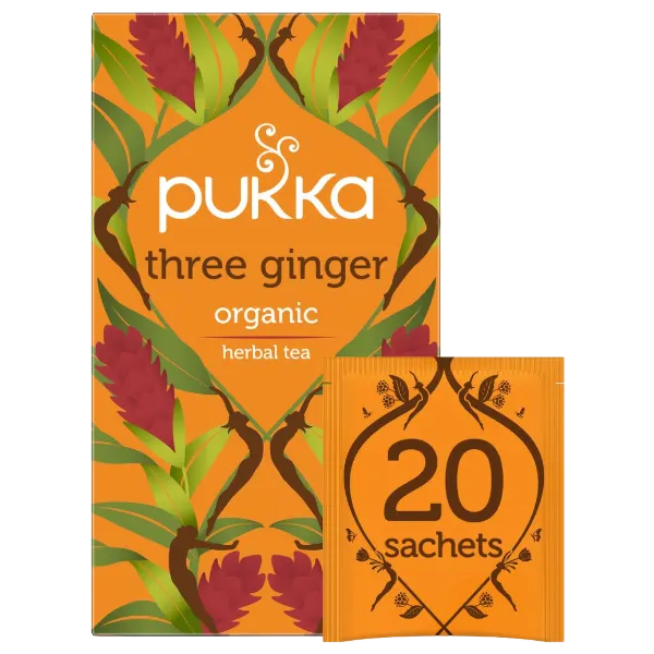 Pukka Three Ginger - 20 herbal Tea Sachets