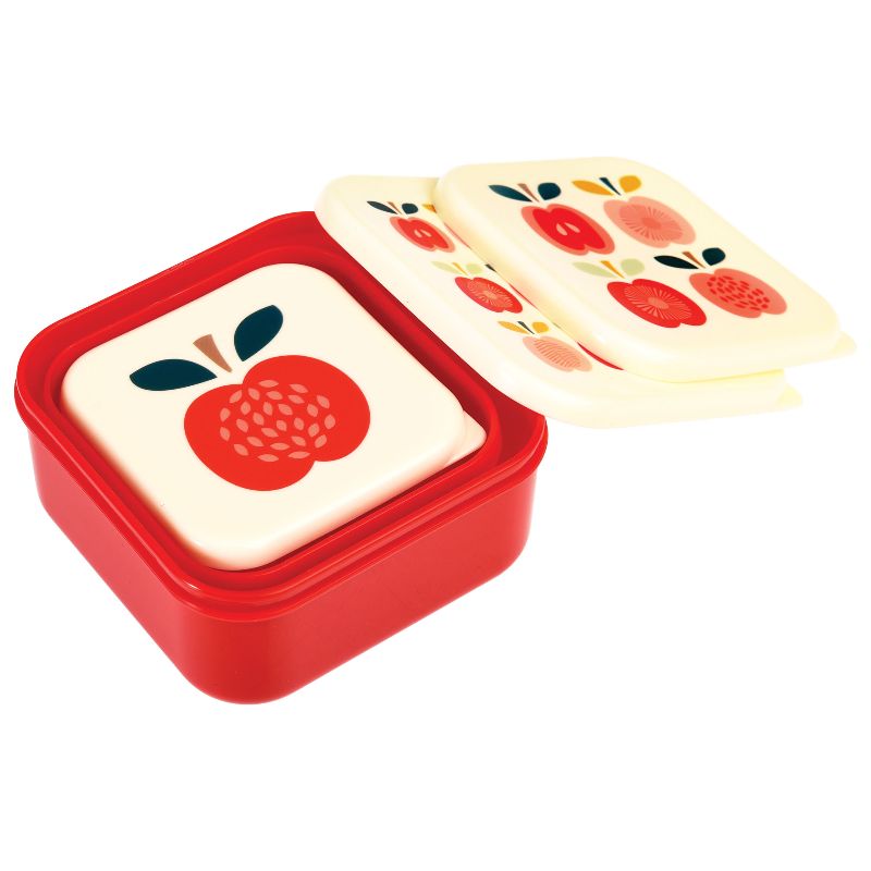 Snack Boxes (Set of 3) Vintage Apple