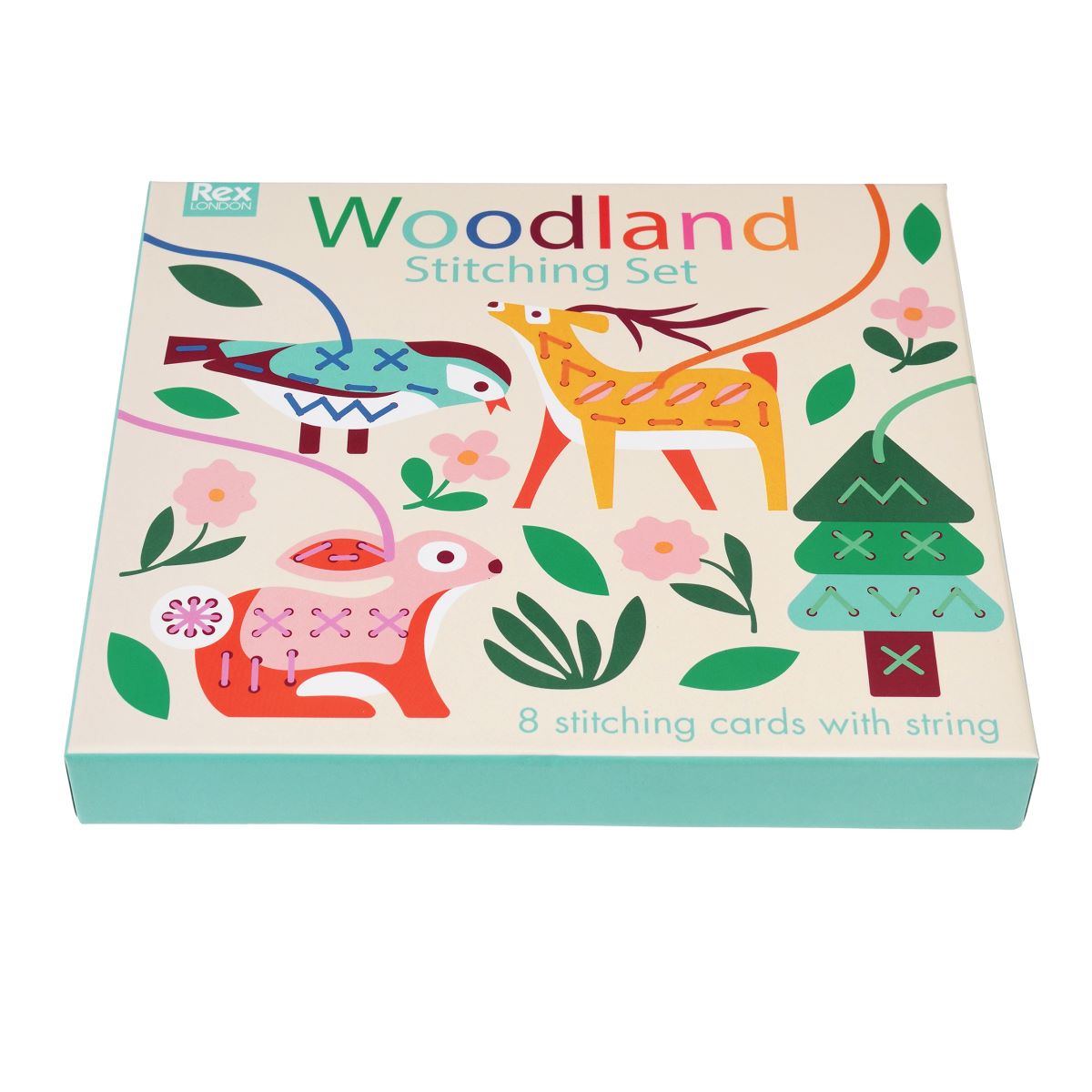Cardboard Learn To Stitch Woodland