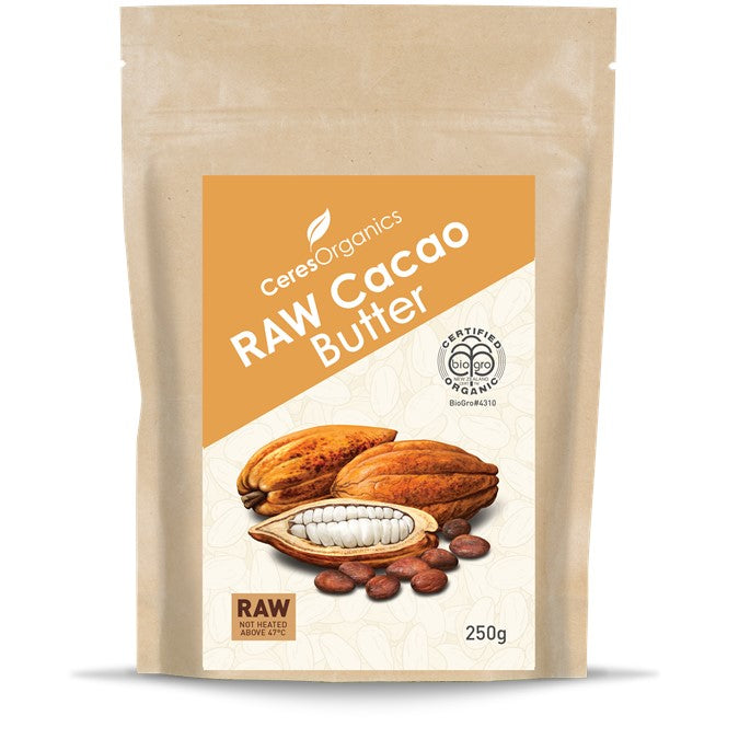 Ceres Organics Raw Cacao Butter &#8211; 250G-front.jpg