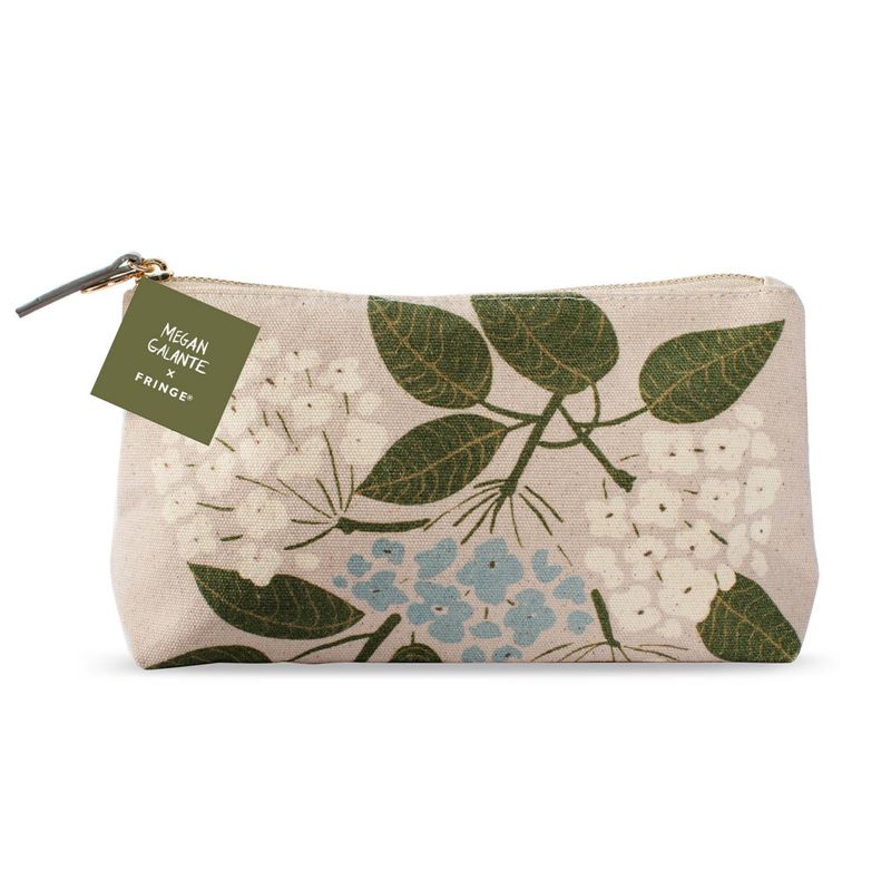 Medium Canvas Pouch Hydrangeas