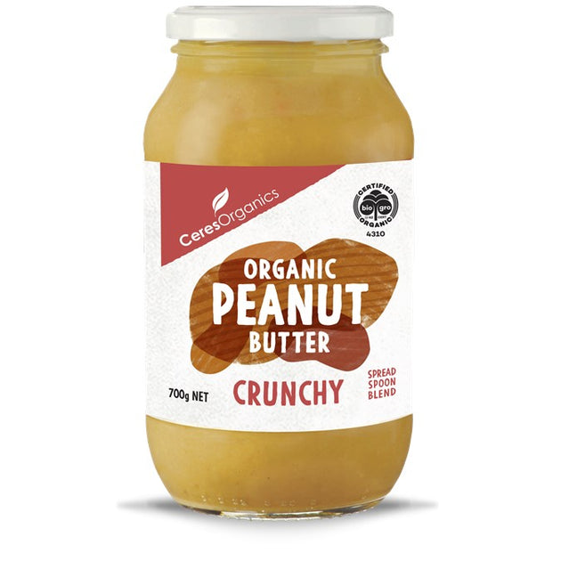 Ceres Organics Crunchy Peanut Butter 700G-front.jpg